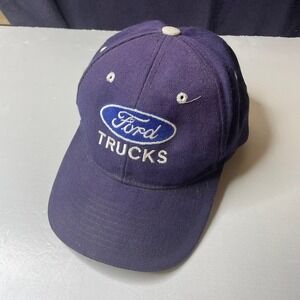 Ford‎ Trucks Baseball Cap Embroidered Logo Blue One Size Fits All Acrylic